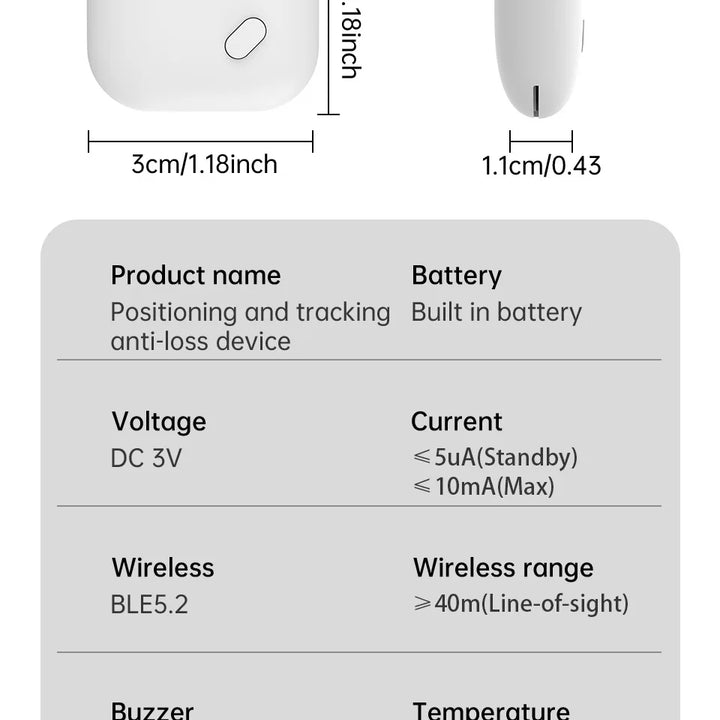 Apple Find My Mini Tracker iTag