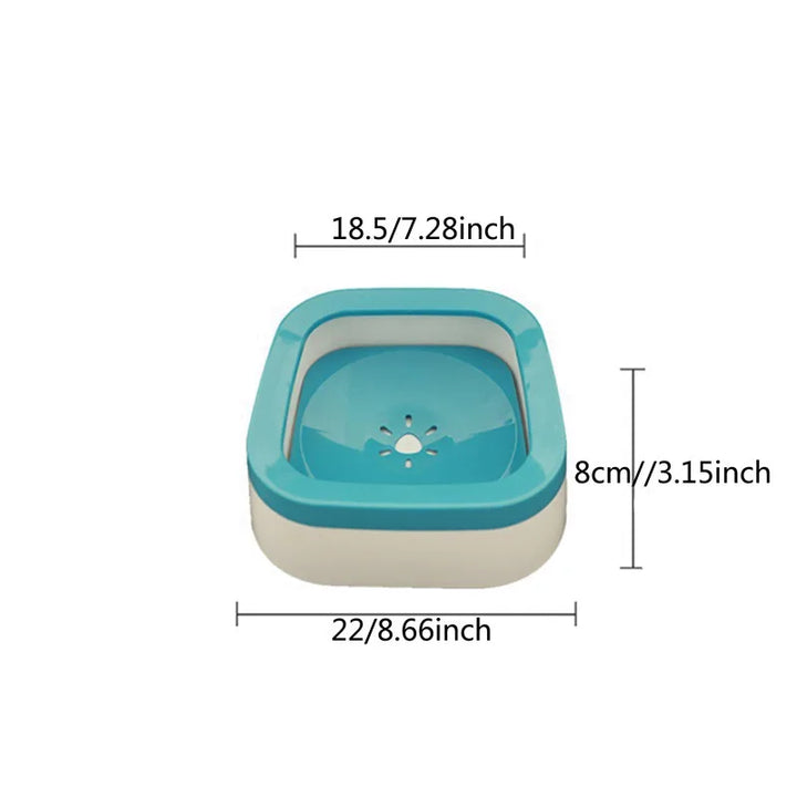 Anti-Splash Water Bowl for Dogs (1L)