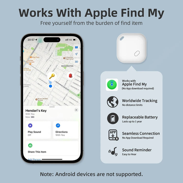 Apple Find My Mini Tracker iTag