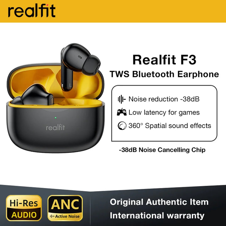 Realfit F3 ANC Bluetooth Earphones