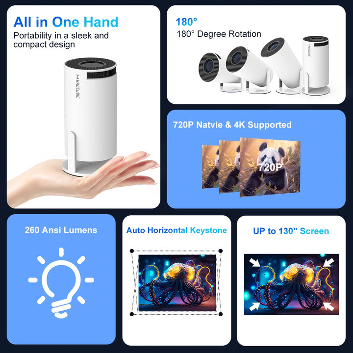 Magcubic HY300 Pro 4K Projector Android 11