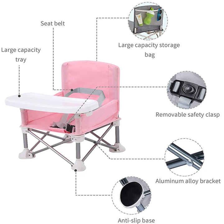 Portable Baby Booster Dining Seat