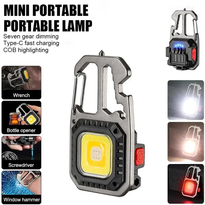 Portable LED Keychain Flashlight