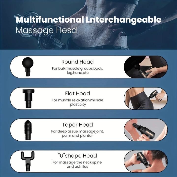 Portable Percussion Massager for Body & Neck